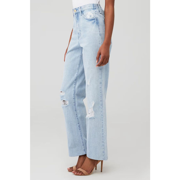 MUMU Denim - Show Me Your Mumu 90s Straight Jeans High Waisted Denim Womens 29